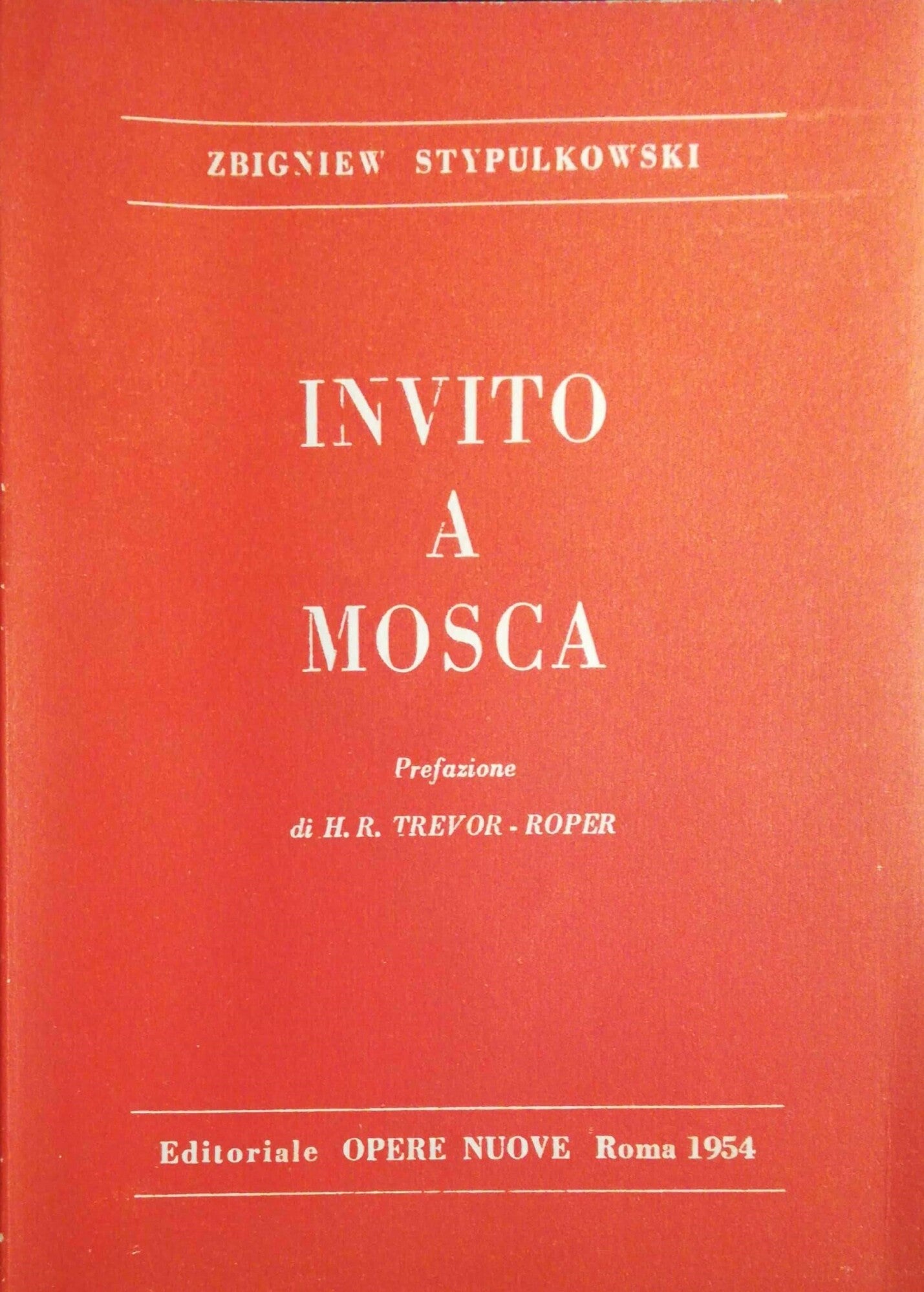 Invito a Mosca - copertina