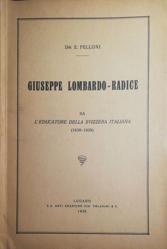 L'educatore della Svizzera italiana - copertina
