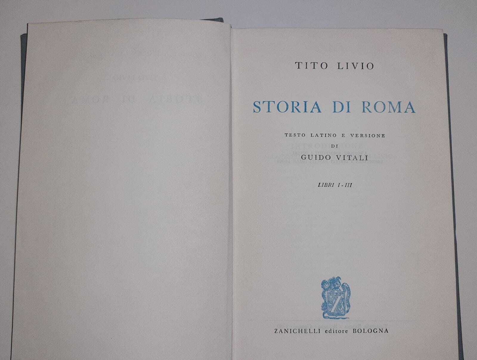 Storia di Roma. Libri I-III - copertina