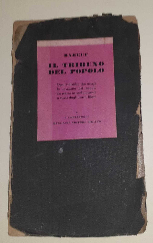 Il Tribuno del Popolo - copertina