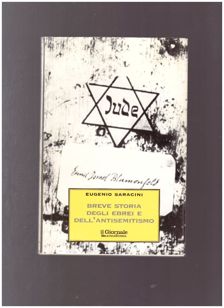 BREVE STORIA DEGLI EBREI E DELL'ANTISEMITISMO - copertina