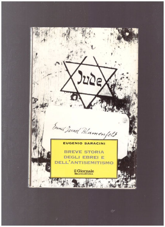 BREVE STORIA DEGLI EBREI E DELL'ANTISEMITISMO - copertina
