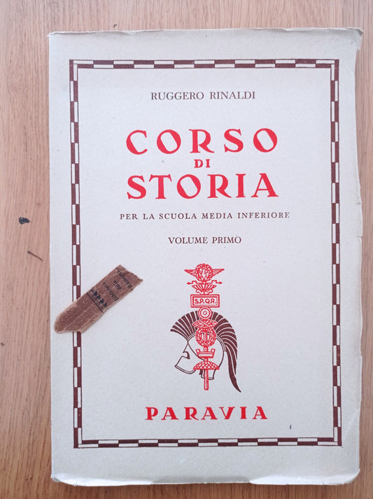Corso di storia Vol. 1 - copertina