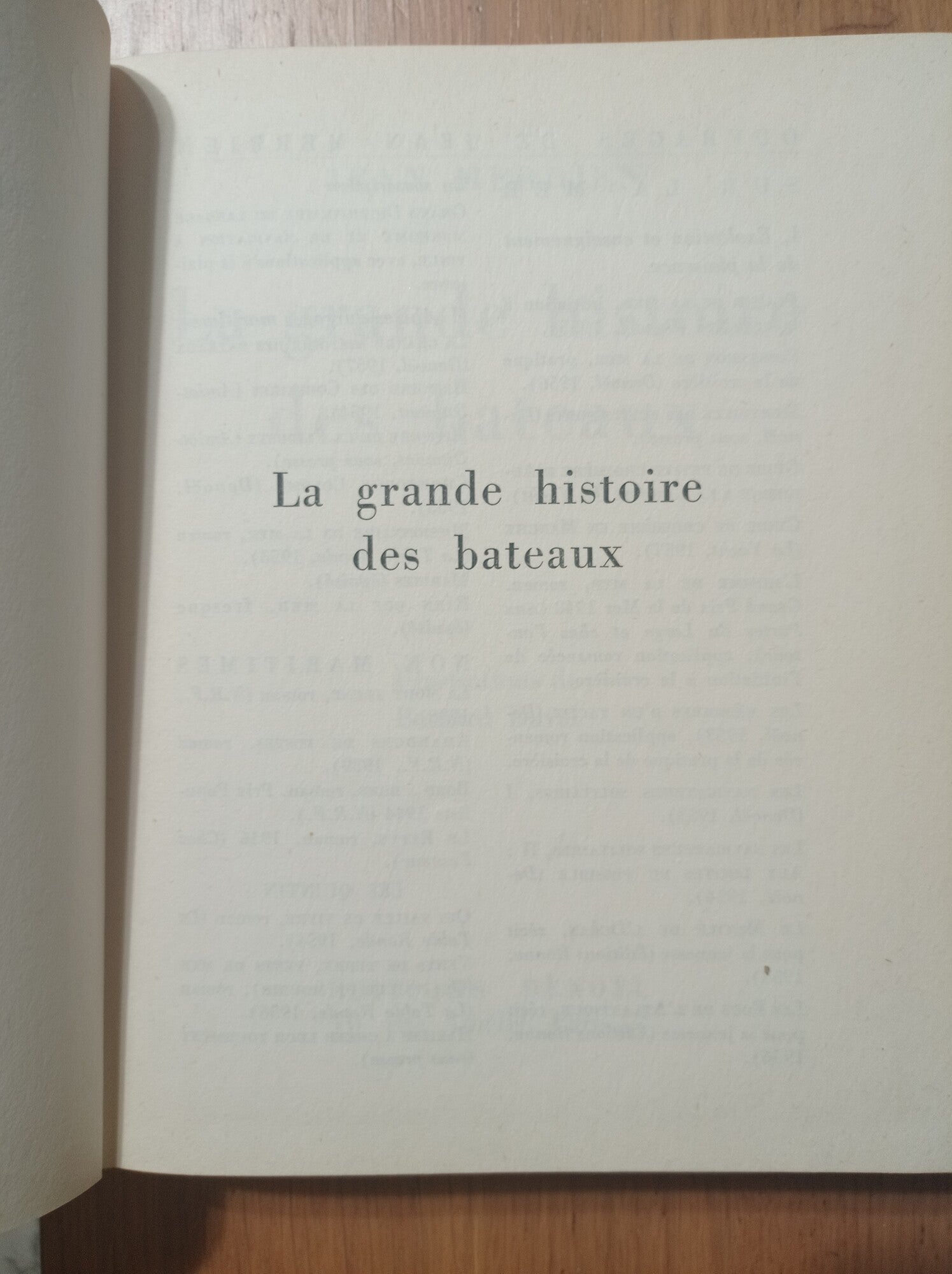 La grande histoire des bateaux - copertina
