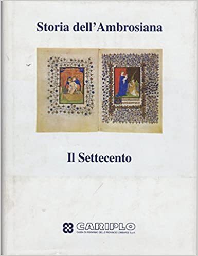 Storia dell'Ambrosiana. Il settecento - copertina