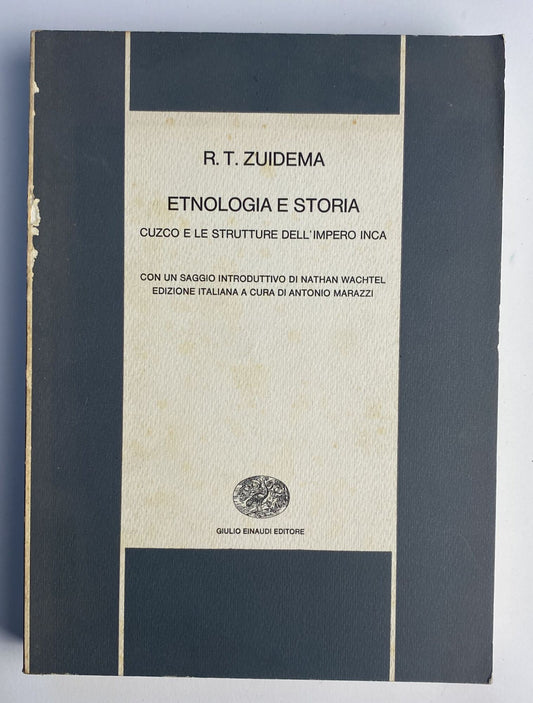 Etnologia e Storia. Cuzco e le strutture dell'impero Inca - copertina