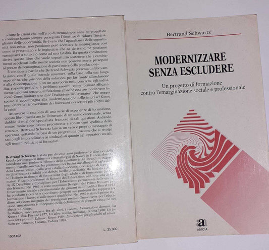 Modernizzare senza escludere. Un progetto di formazione contro l'emarginazione sociale e professionale - copertina