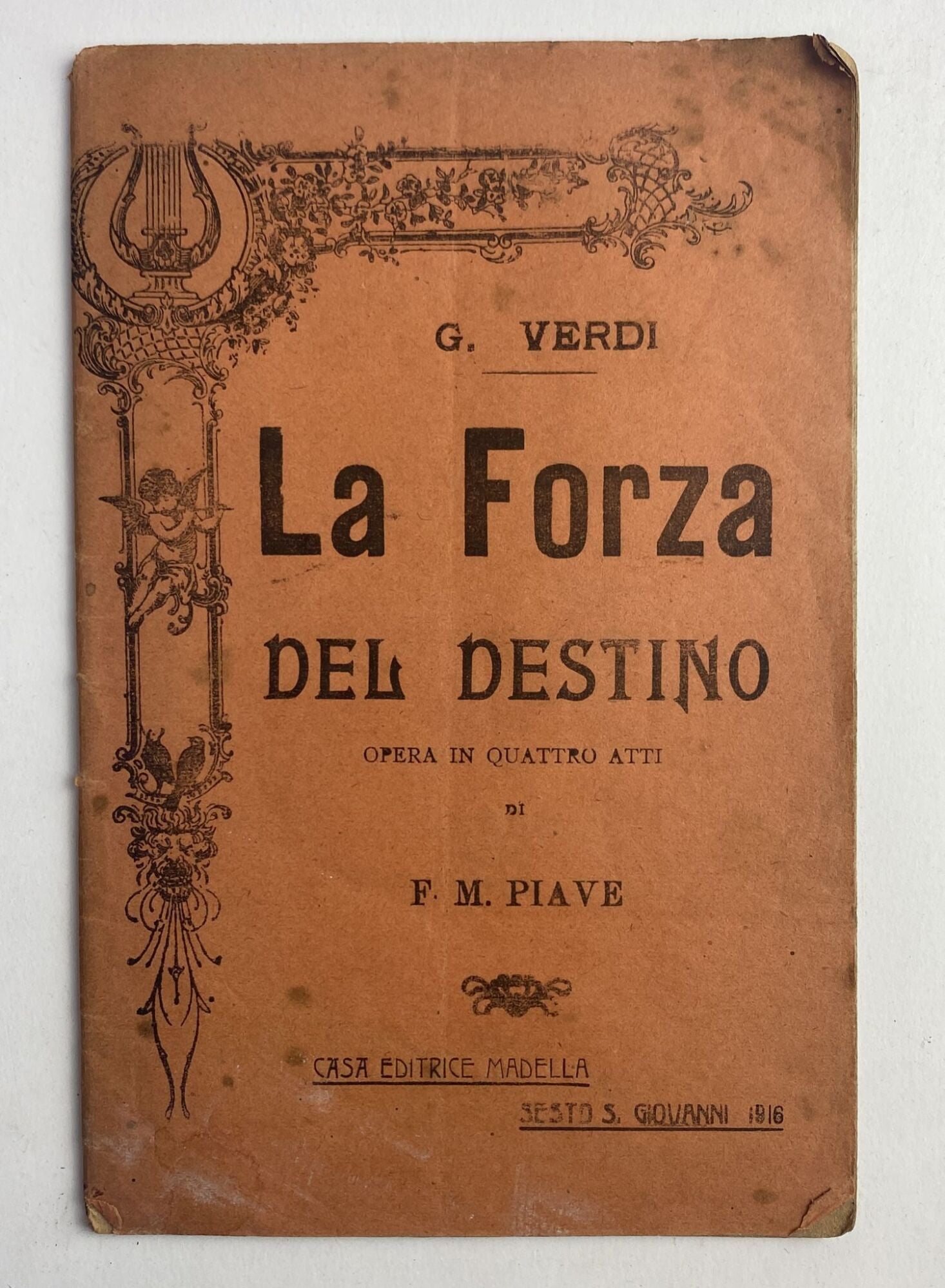 La forza del destino - copertina