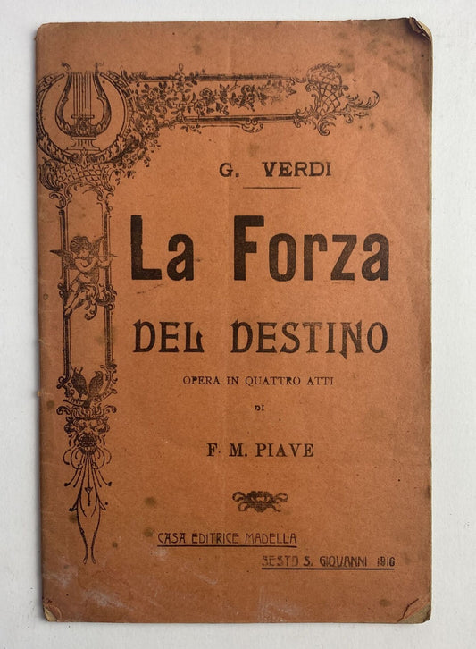 La forza del destino - copertina