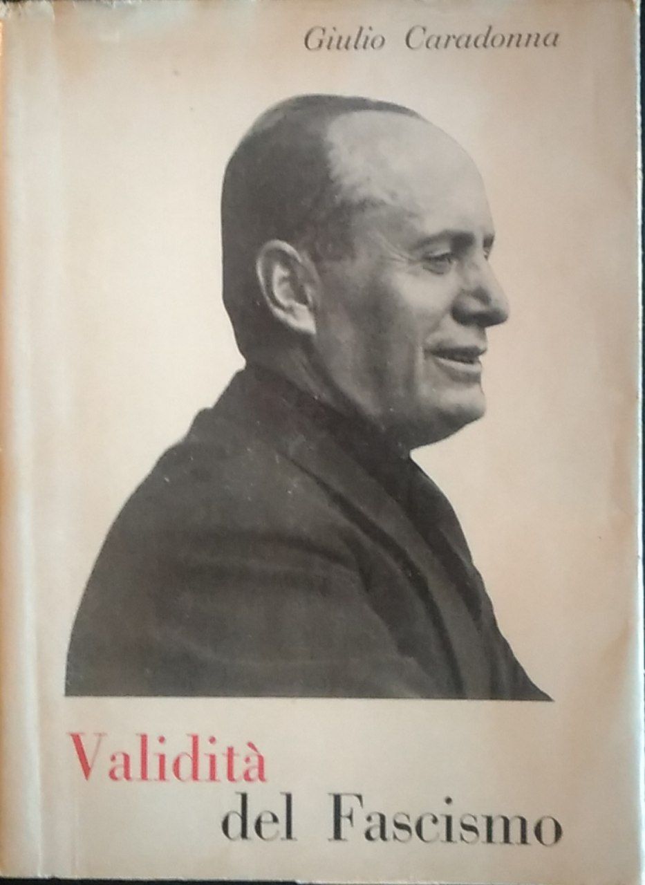 Validità del fascismo - copertina