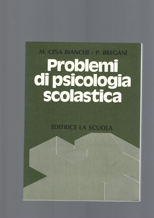 PROBLEMI DI PSICOLOGIA SCOLASTICA - copertina