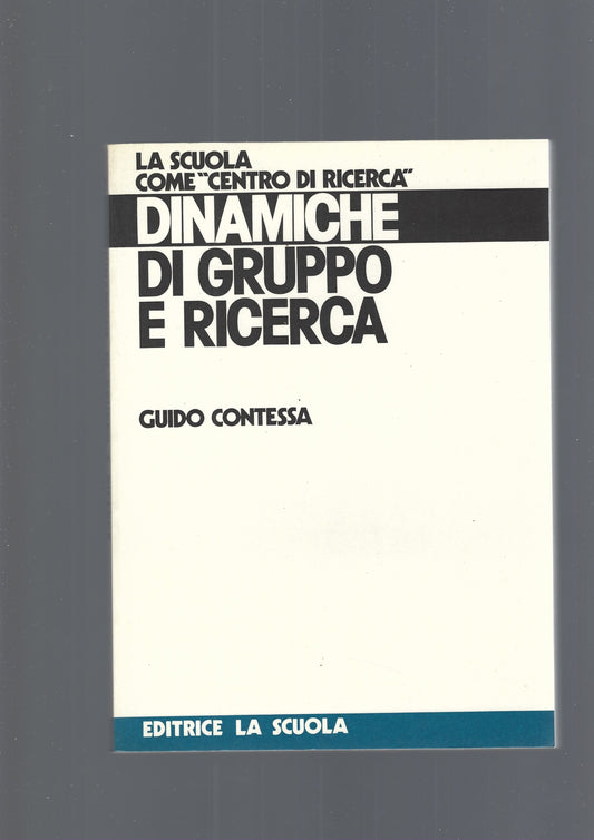 DINAMICHE DI GRUPPO E RICERCA - copertina