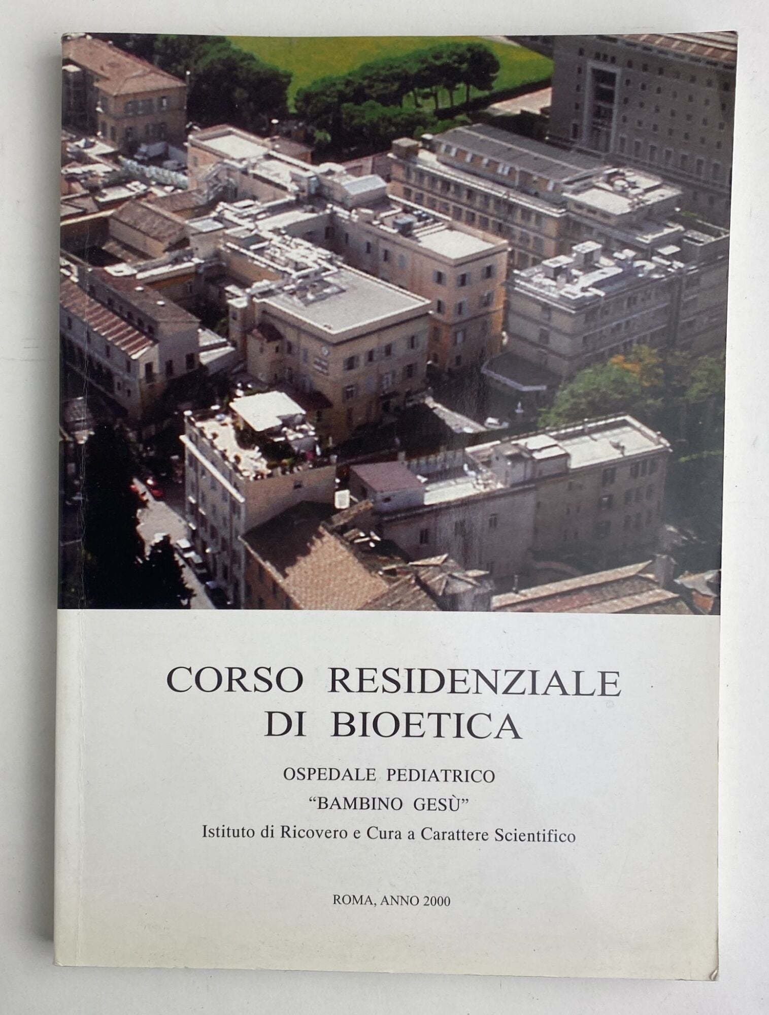 Corso residenziale di bioetica - copertina