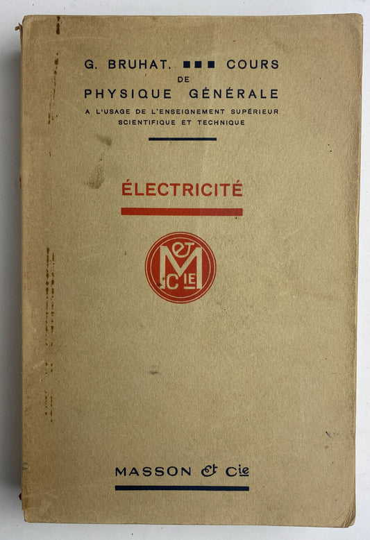Cours de physique generale. Thermodynamique e electicite (2 volumi) - copertina