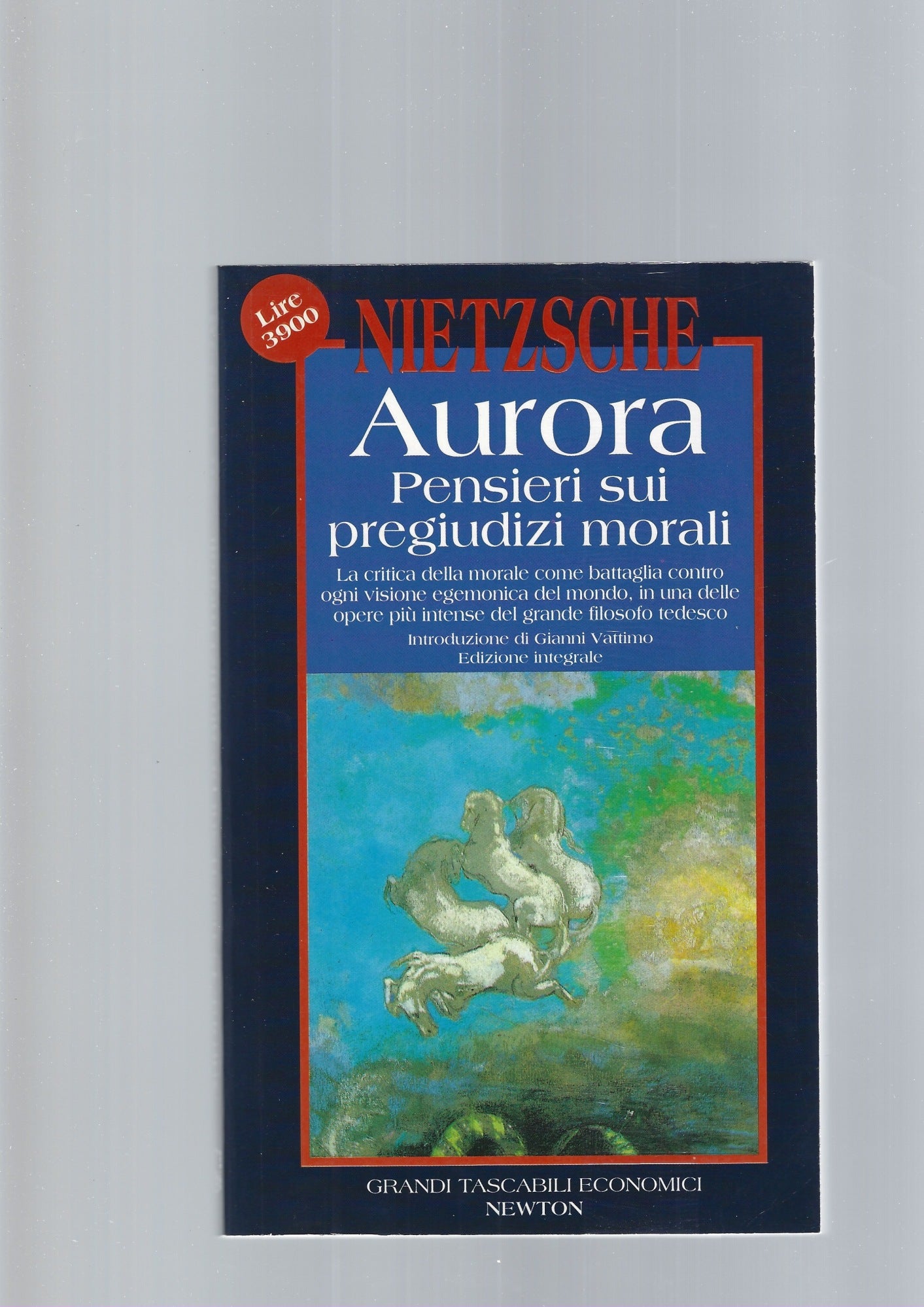 Aurora. Pensieri sui pregiudizi morali - copertina