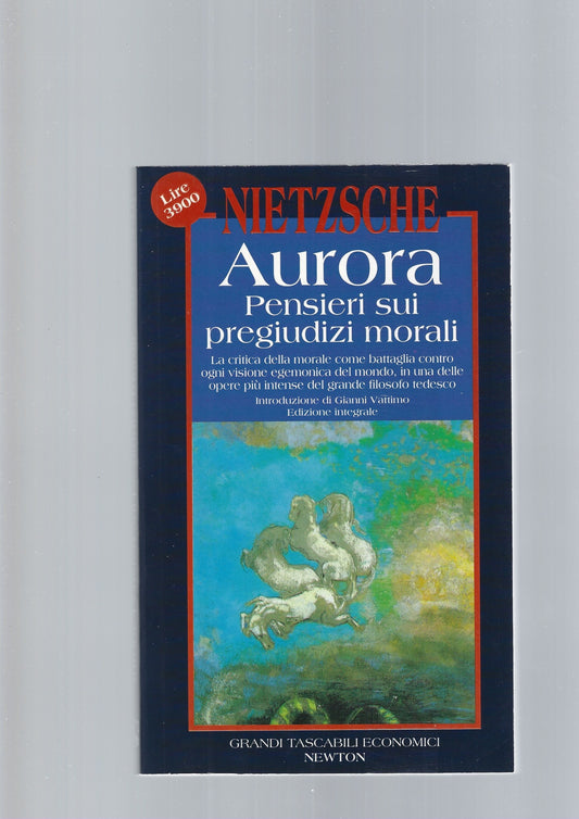 Aurora. Pensieri sui pregiudizi morali - copertina
