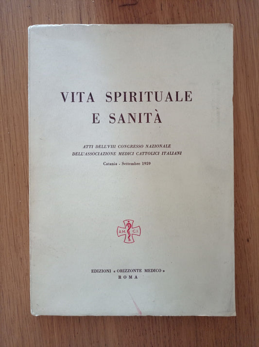 VITA SPIRITUALE E SANITA' - copertina