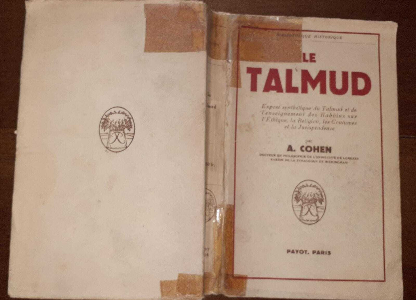 Le Talmud - copertina