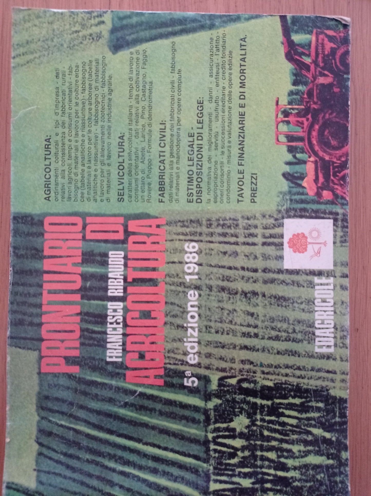 Prontuario di agricoltura - copertina