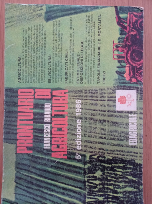 Prontuario di agricoltura - copertina