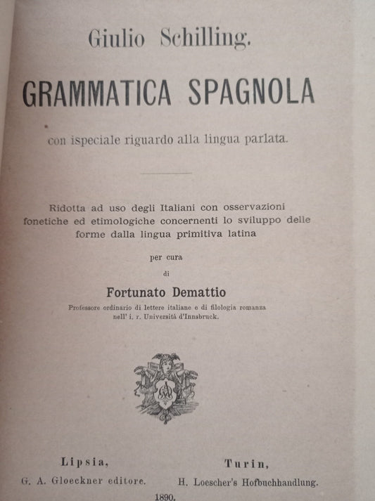 GRAMMATICA SPAGNOLA - copertina