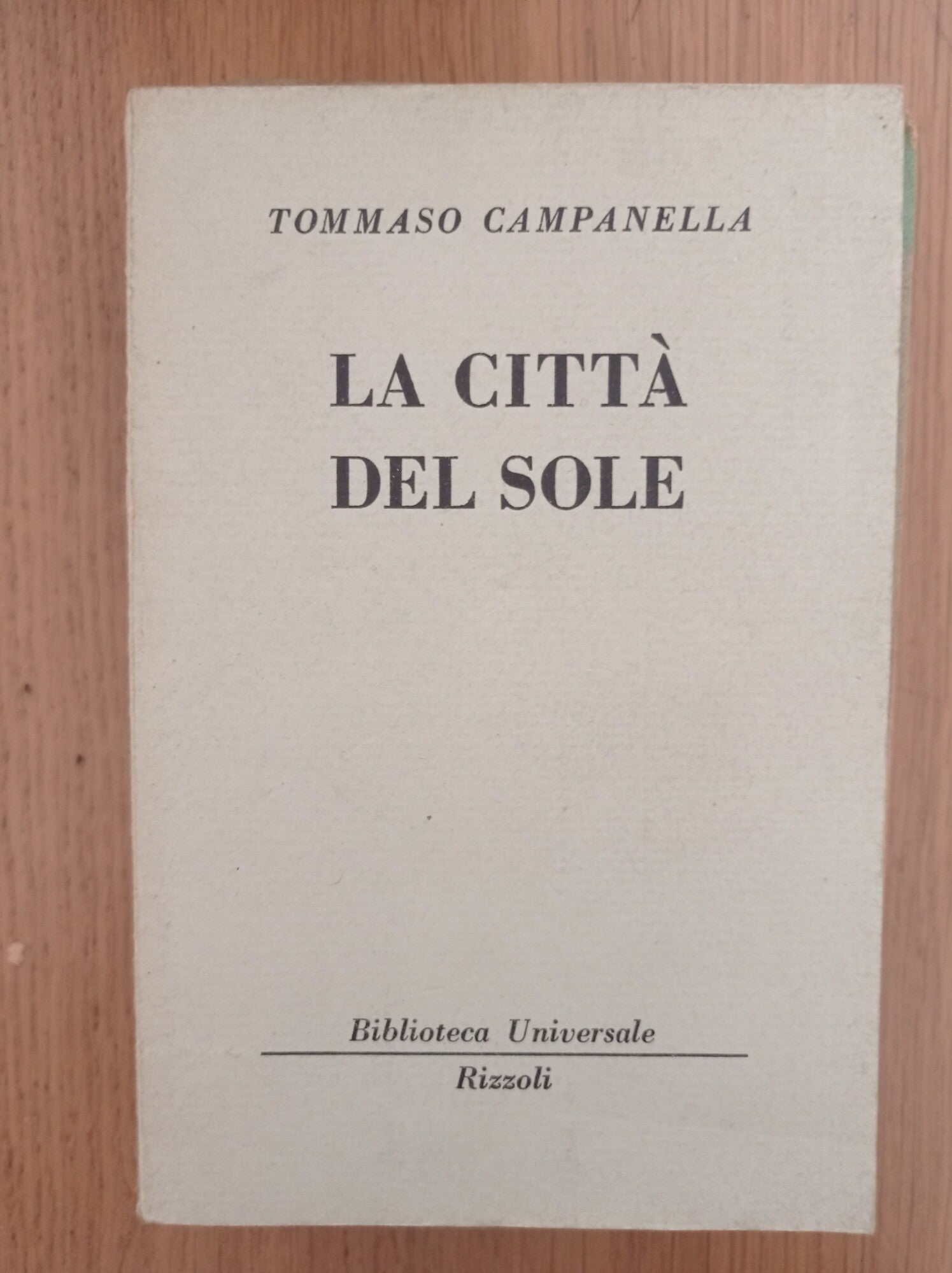 La città del sole - copertina