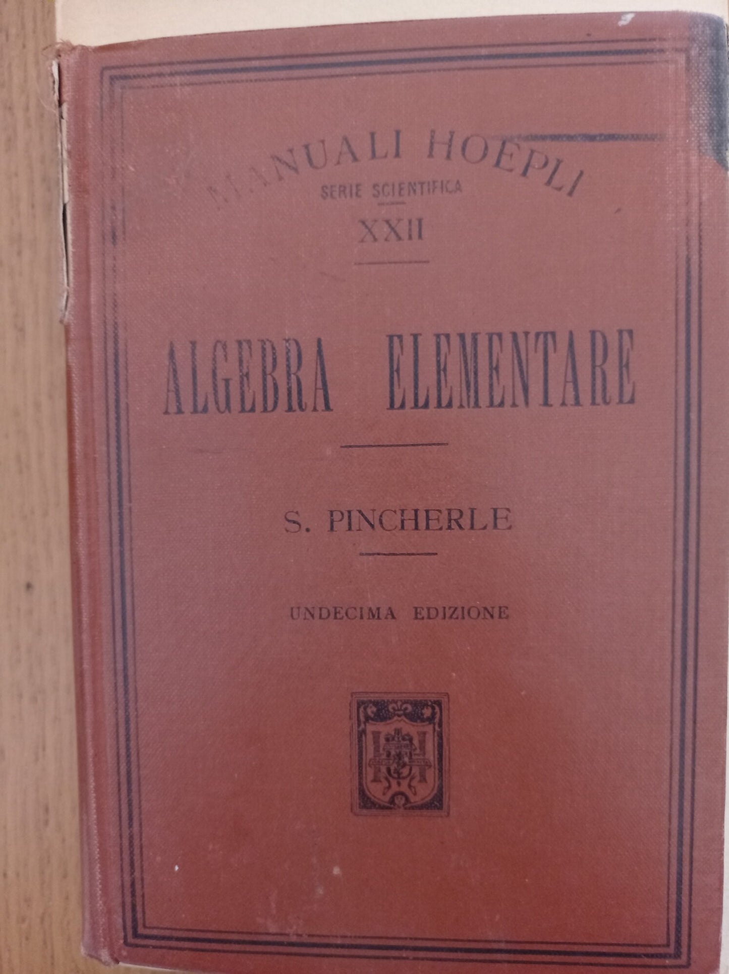 Algebra Elementare - copertina