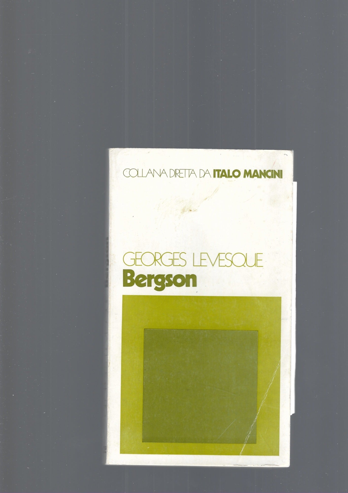 BERGSON - copertina