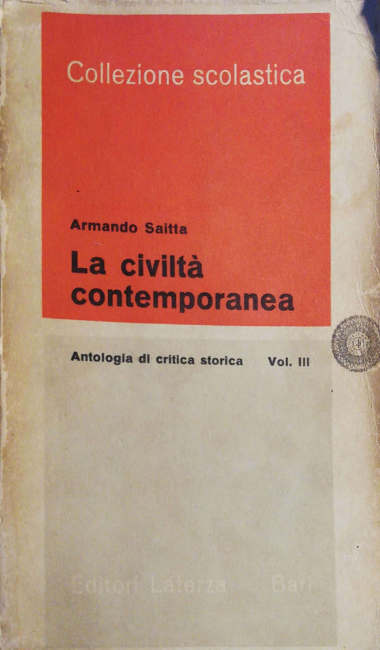 La civiltà contemporanea - copertina
