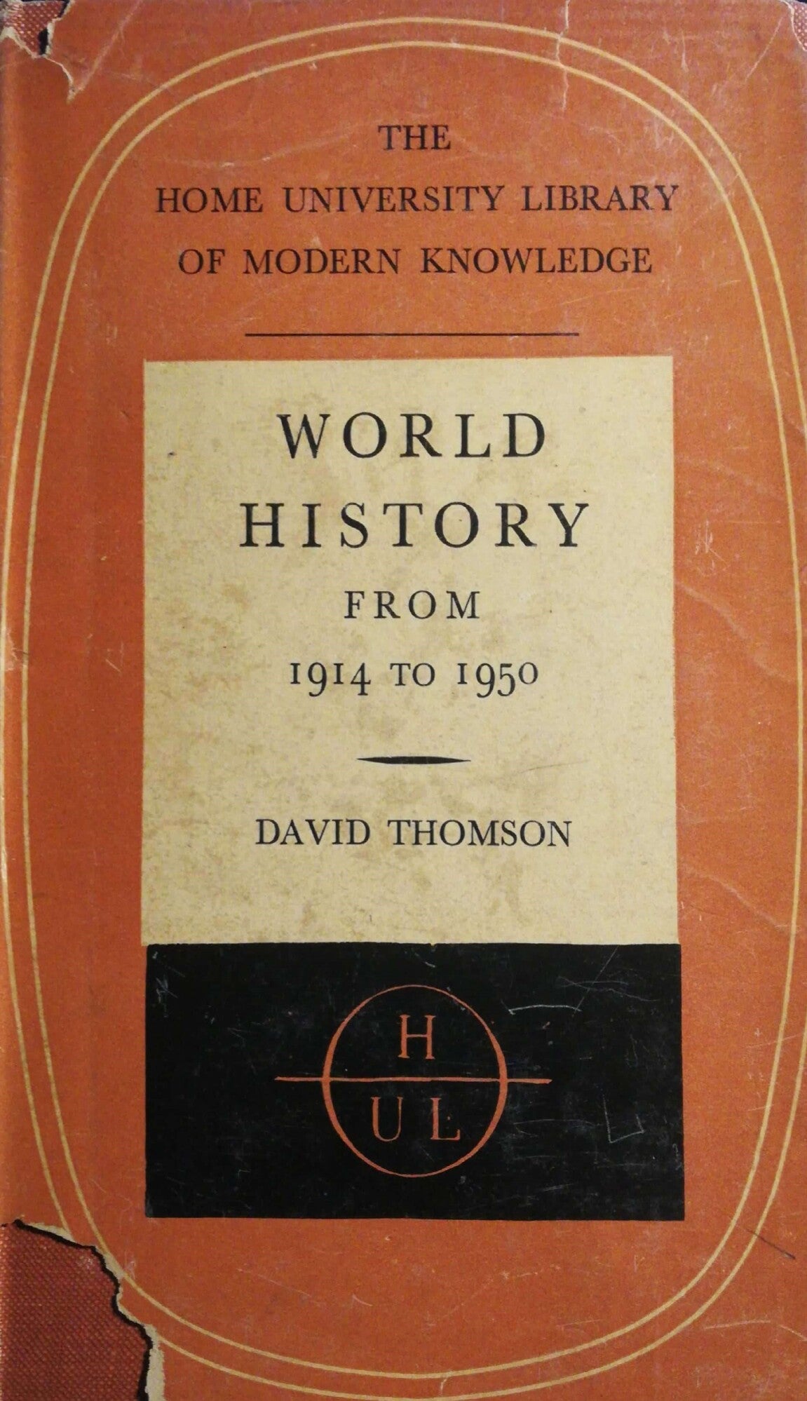 World History from 1914 to 1950 - copertina