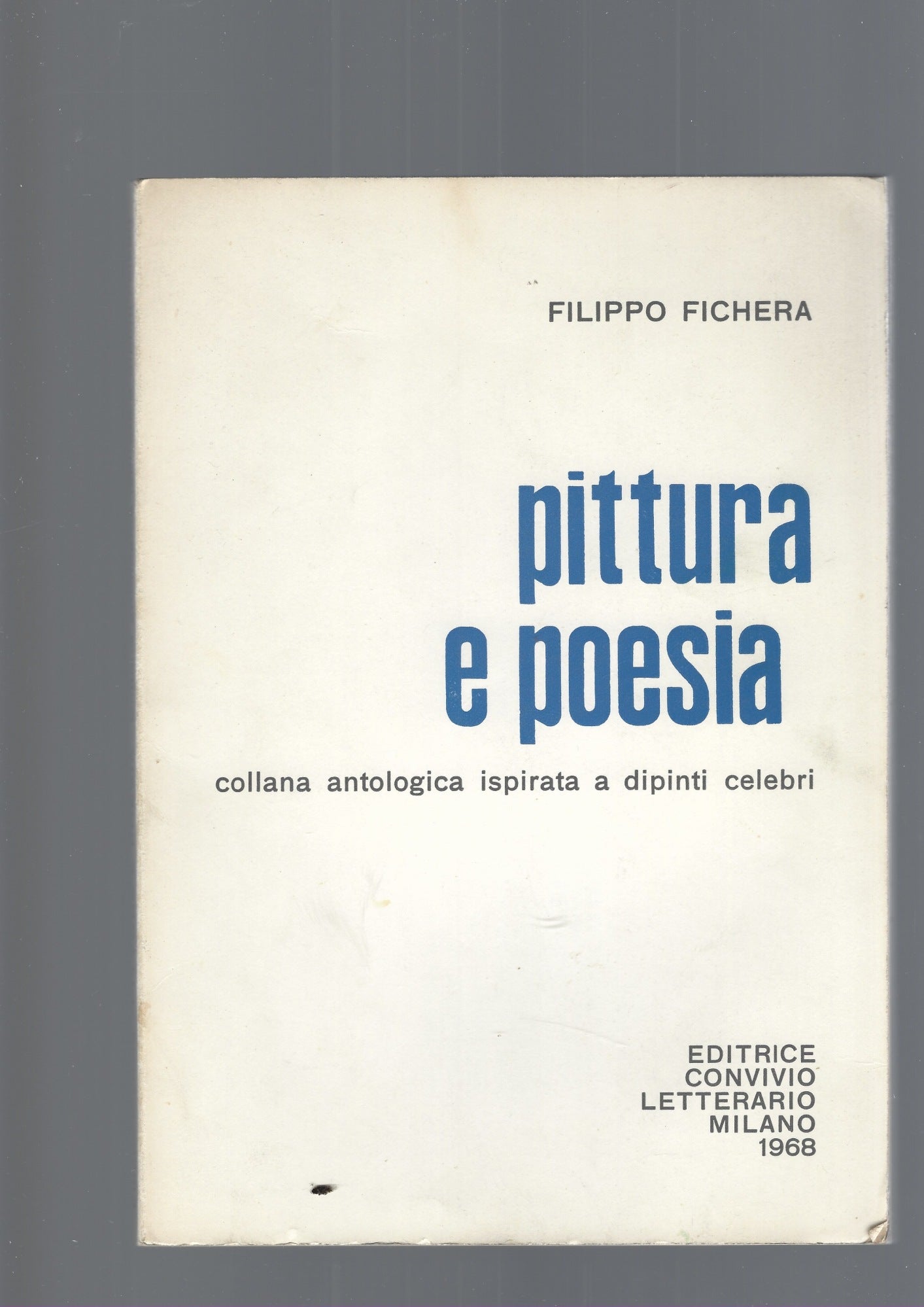 PITTURA E POESIA - copertina