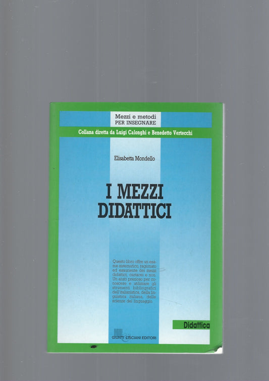 I MEZZI DIDATTICI - copertina