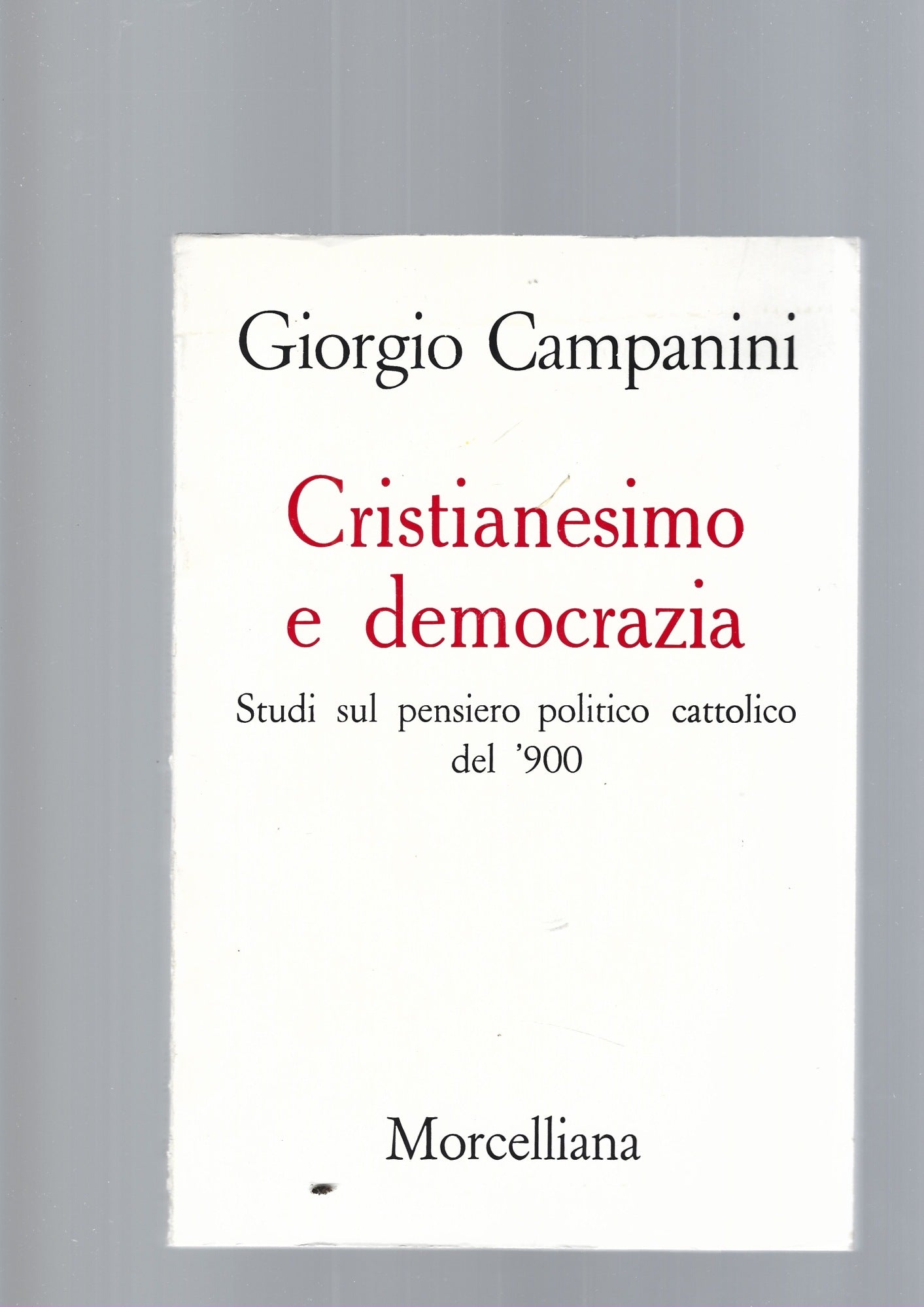 CRISTIANESIMO E DEMOCRAZIA - copertina