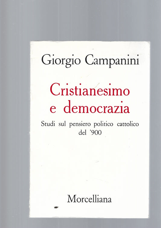 CRISTIANESIMO E DEMOCRAZIA - copertina
