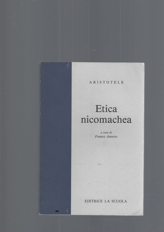 ETICA NICOMACHEA - copertina