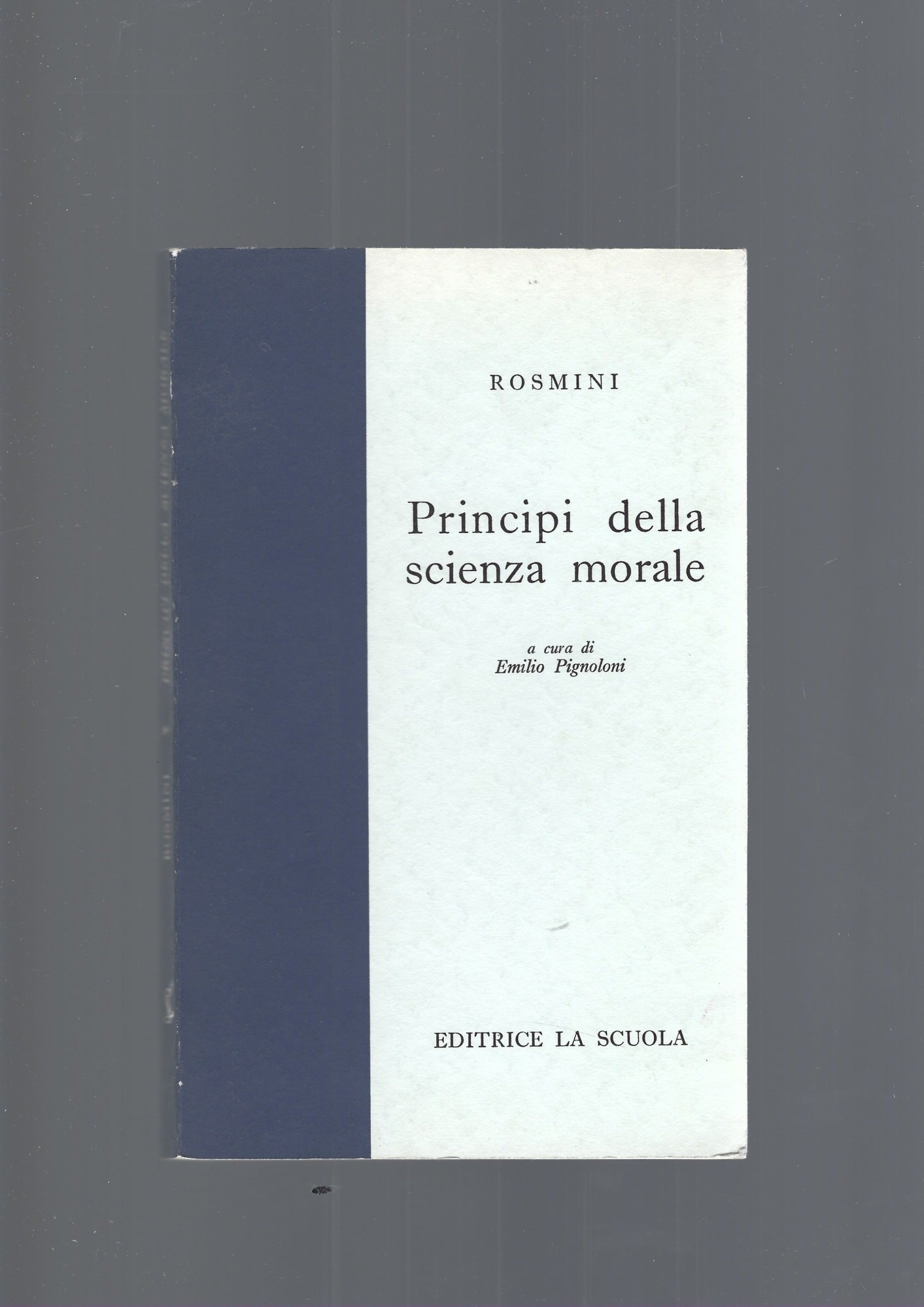 PRINCIPI DELLA SCIENZA MORALE - copertina