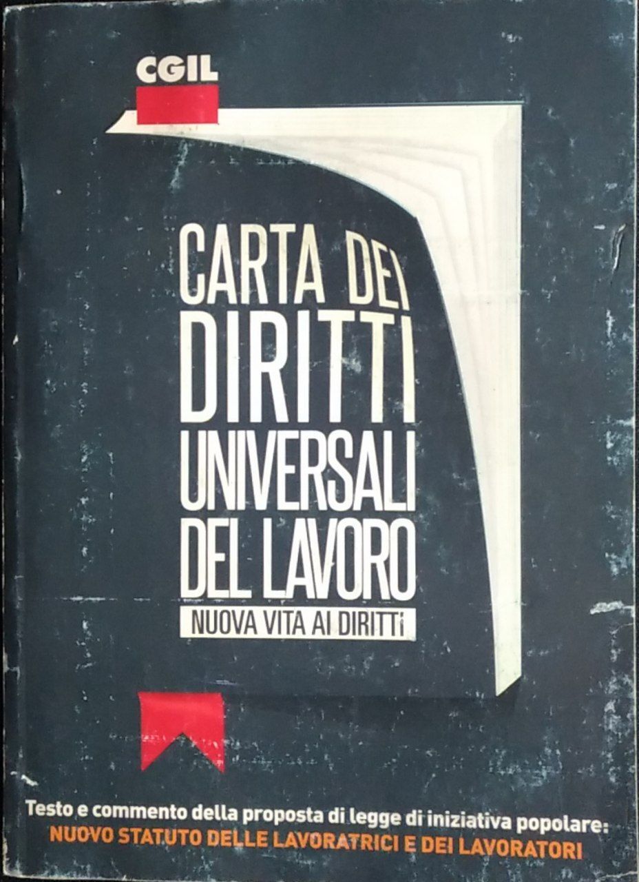 Carta dei diritti universali del lavoro - copertina