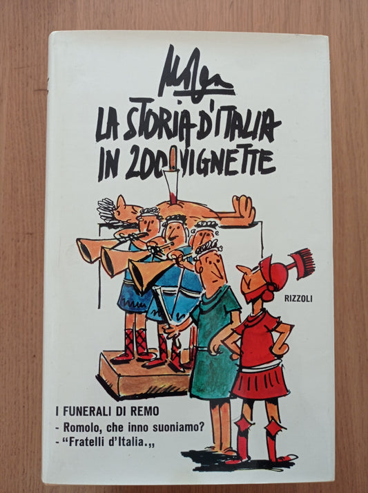 La storia d'Italia in 200 vignette - copertina