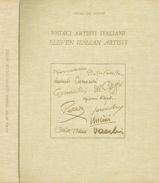 Undici artisti italiani. Eleven italian artists - copertina