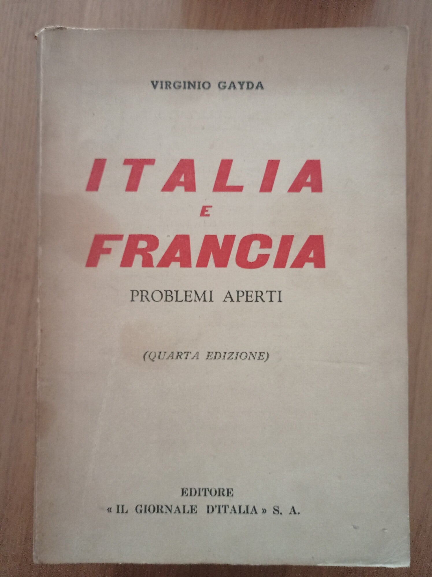 Italia e Francia problemi aperti - copertina