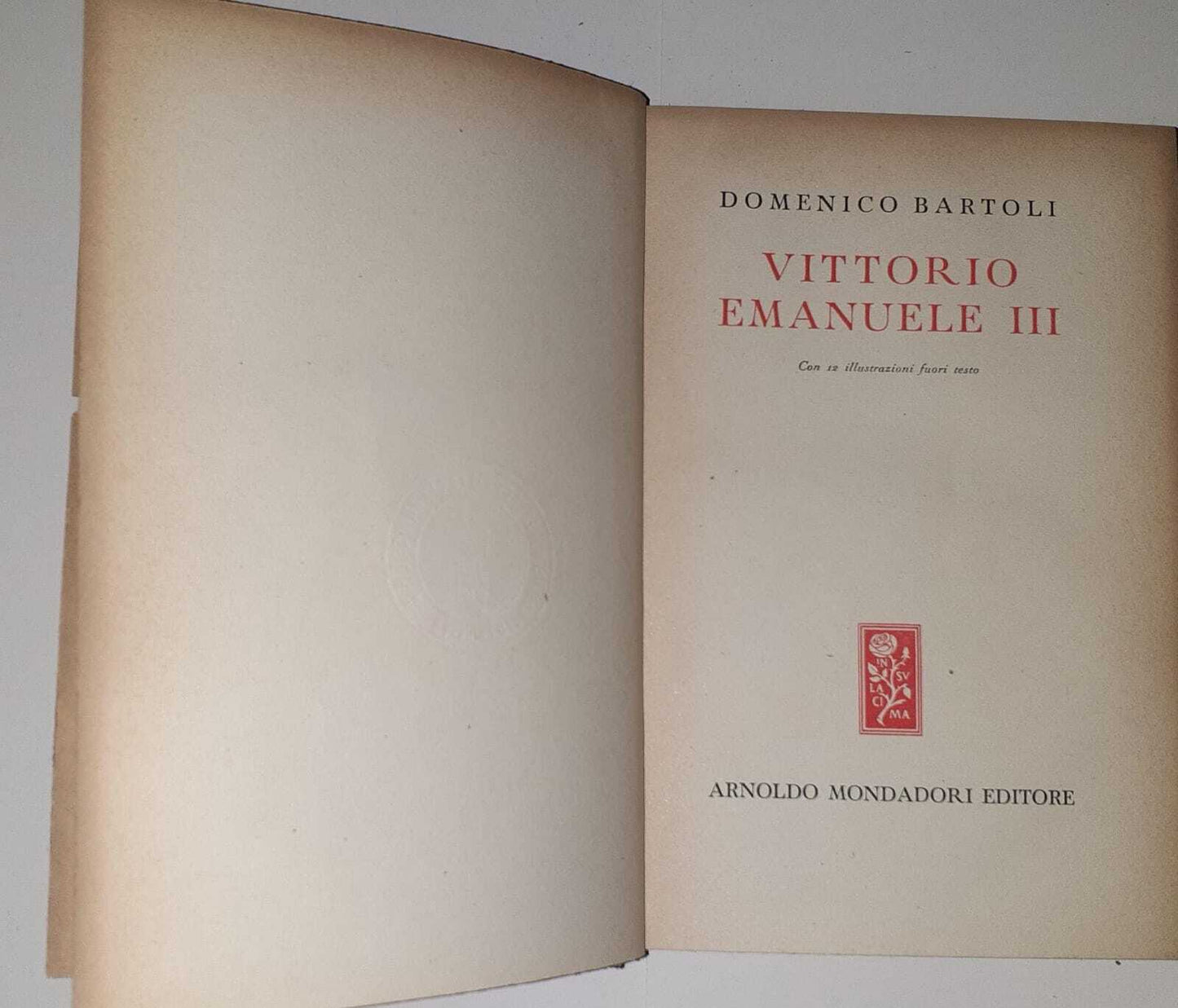 Vittorio Emanuele III - copertina