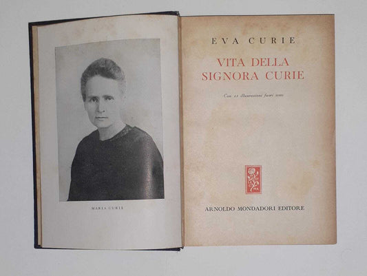 Vita della signora Curie - copertina