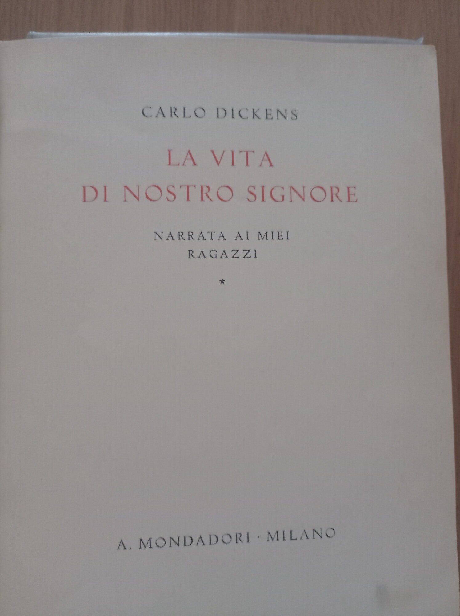 La vita di nostro signore - copertina
