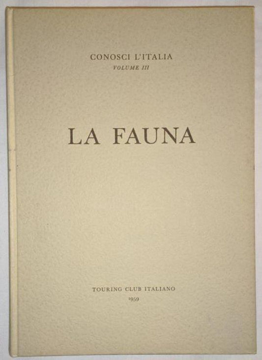 Conosci l'Italia (Vol 3): La fauna - copertina