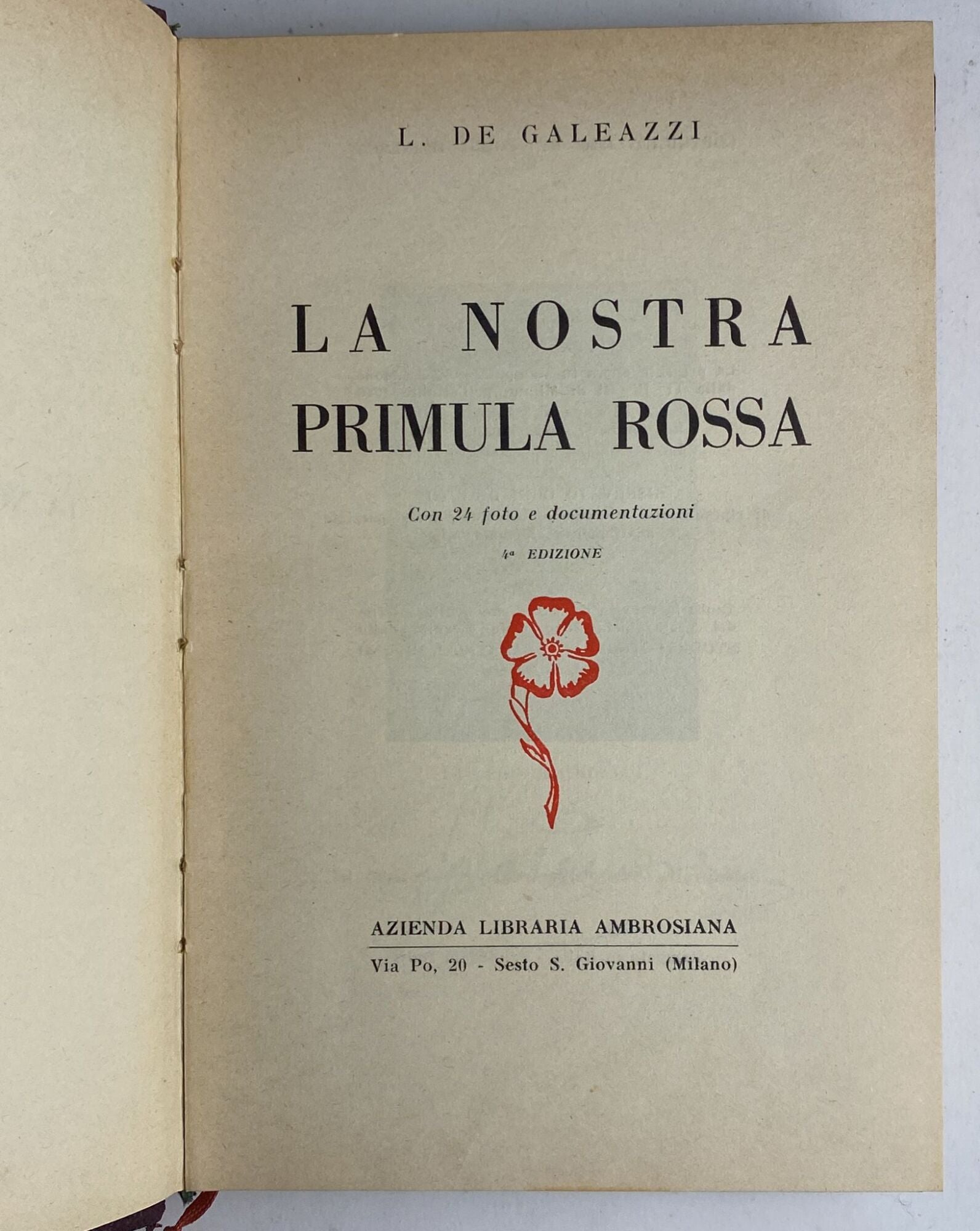 La nostra Primula Rossa - copertina