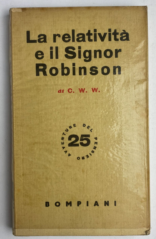 La relativita' e il Signor Robinson - copertina