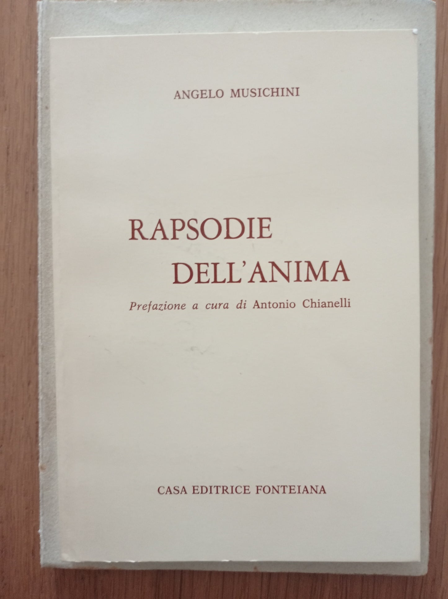 Rapsodie dell'anima - copertina