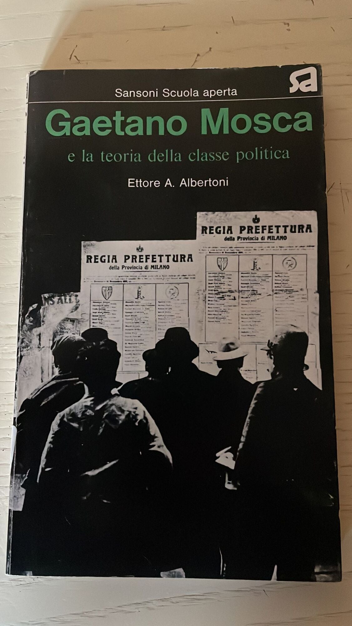 Gaetano Mosca e la teoria della classe politica - copertina