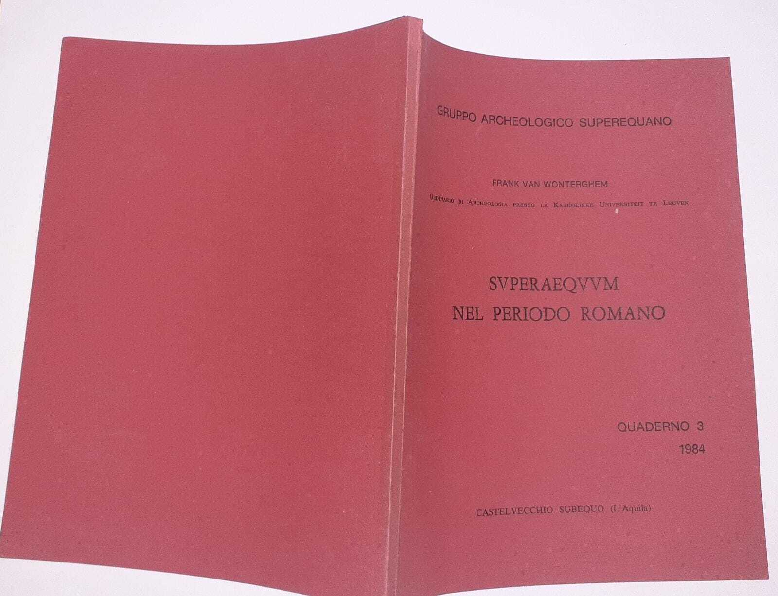 Svperaeqvvm nel periodo romano. Quaderno 3 - copertina