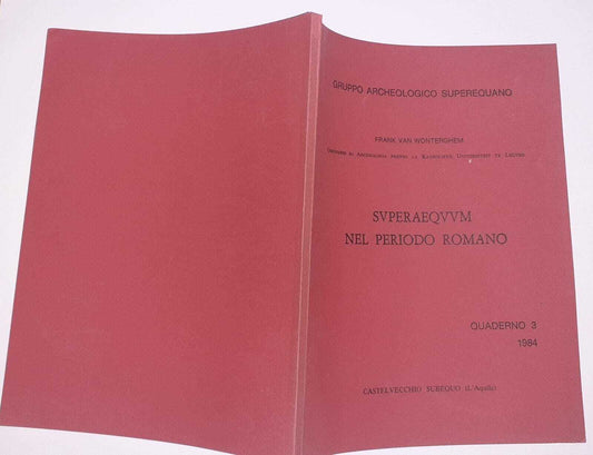Svperaeqvvm nel periodo romano. Quaderno 3 - copertina
